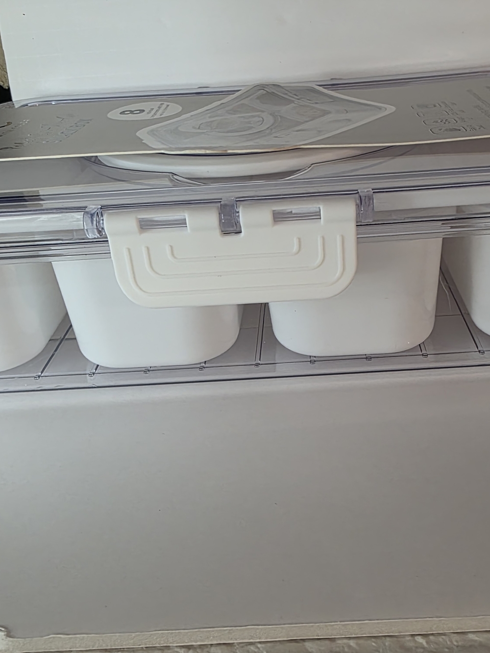 CWC White Perfect On-The-Go Snack Box - 8-Compartment Food Storage - Picture 3 of 3